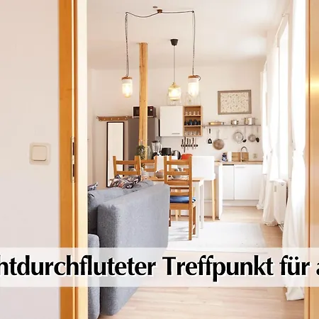 Wohnliches Altbau Loft HomeSweetHome im Erfurter Zentrum Exterior foto