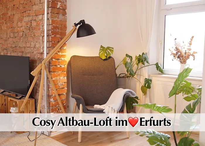 Wohnliches Altbau Loft HomeSweetHome im Erfurter Zentrum