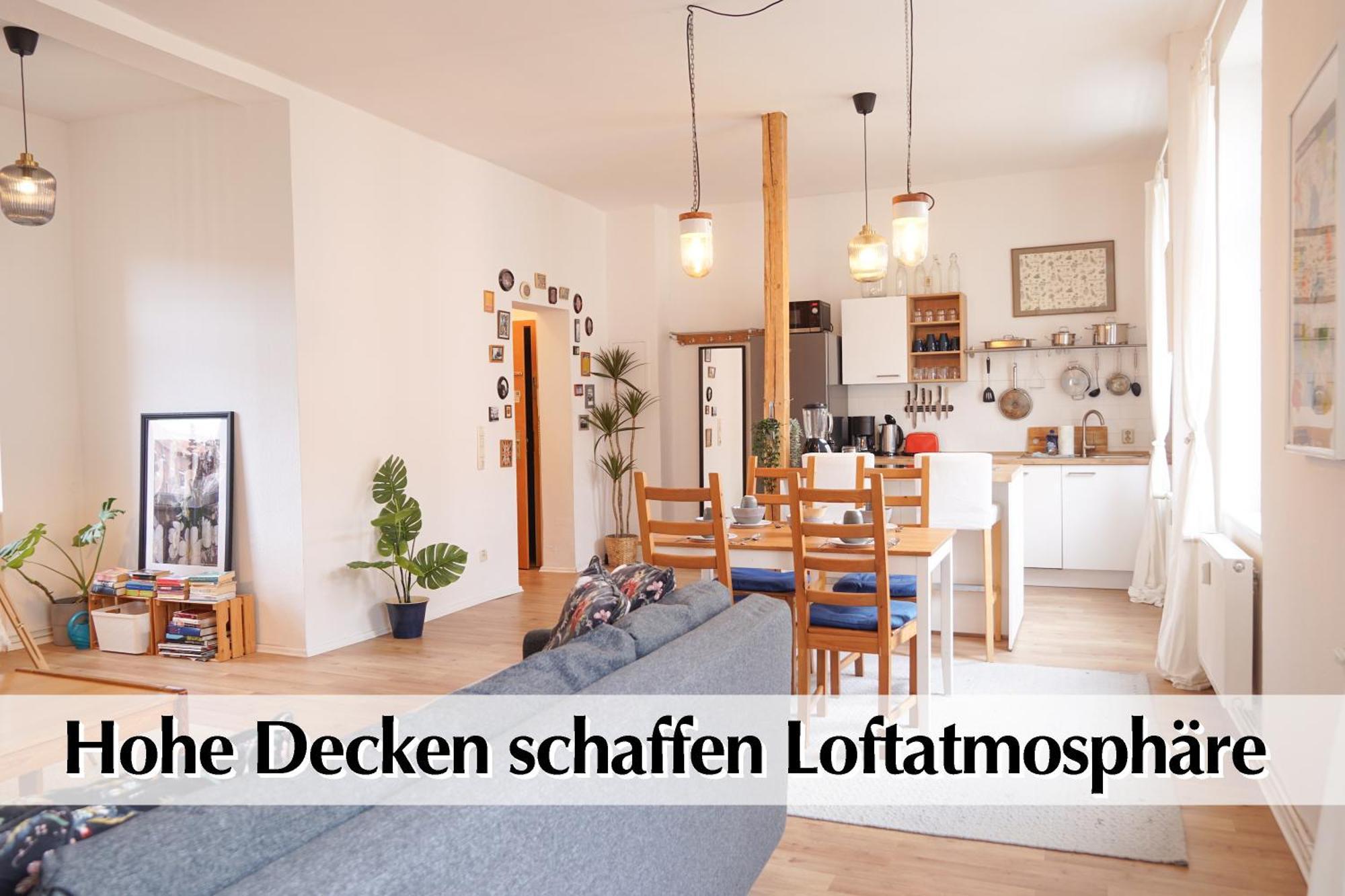 Wohnliches Altbau Loft Homesweethome Im Erfurter Zentrum