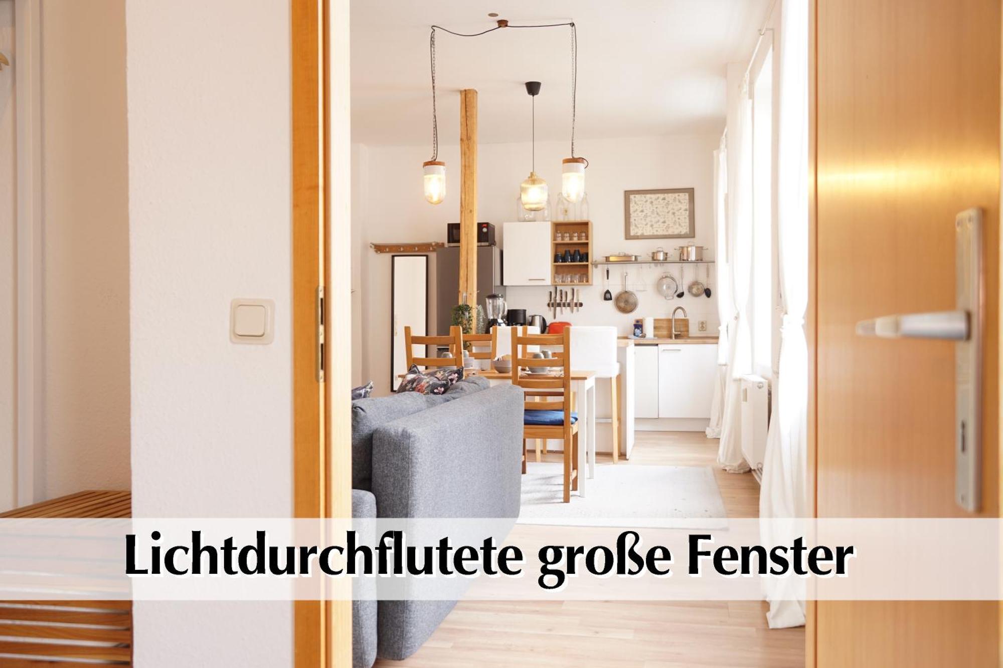 Appartement Helles Altbau-loft Mit Kingsize Bett, Smart-tv, Etc *