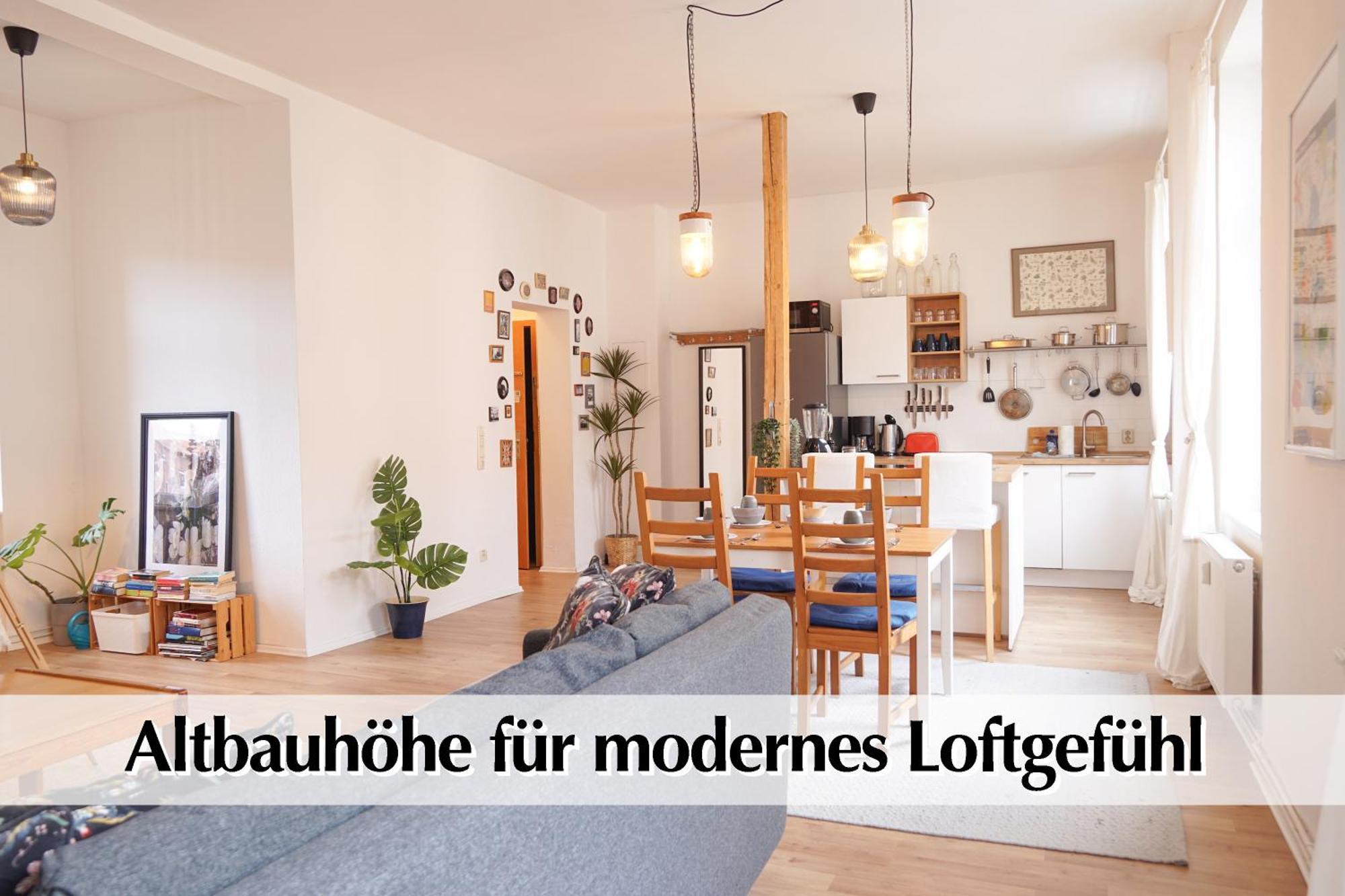 Wohnliches Altbau Loft Homesweethome Im Erfurter Zentrum