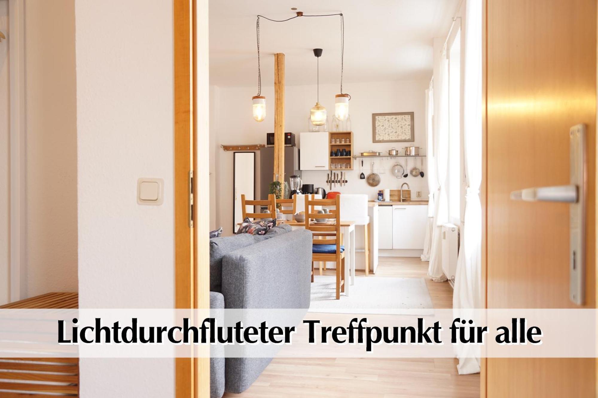 Helles Altbau-loft Mit Kingsize Bett, Smart-tv, Etc Appartement *